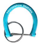 horse shoe shaped keychain