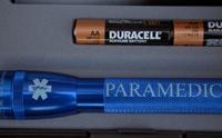 engraved maglite on head and body