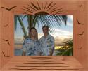 custom engraved photo frame beach water