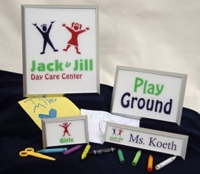 Reverse Lasermark signkit